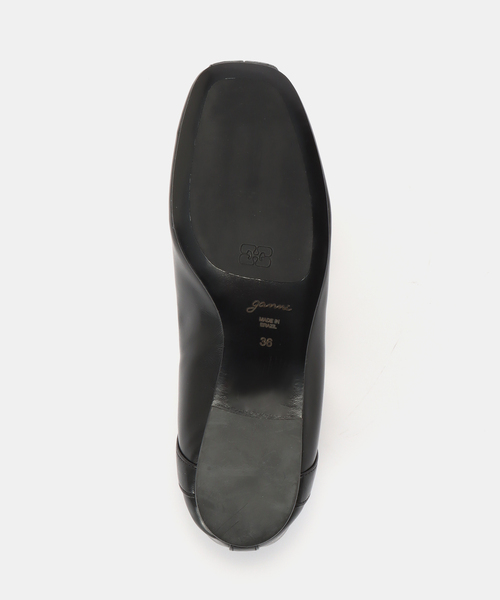 GANNI(ガニー)の「GANNI / ガニー Eyelets Lace Up Ballerina Crinkle(バレエシューズ・レディース・ブラック・37/36)」の7枚目の写真