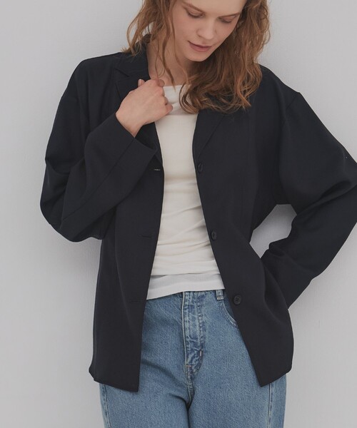 PUBLIC TOKYO（パブリックトウキョウ）の「【2026新作／大人気完売再入荷】ドレープハーフスリーブトップ（Tシャツ/カットソー・レディース・ライトグレー/ホワイト/ブラウン・FREE）」の22枚目の写真