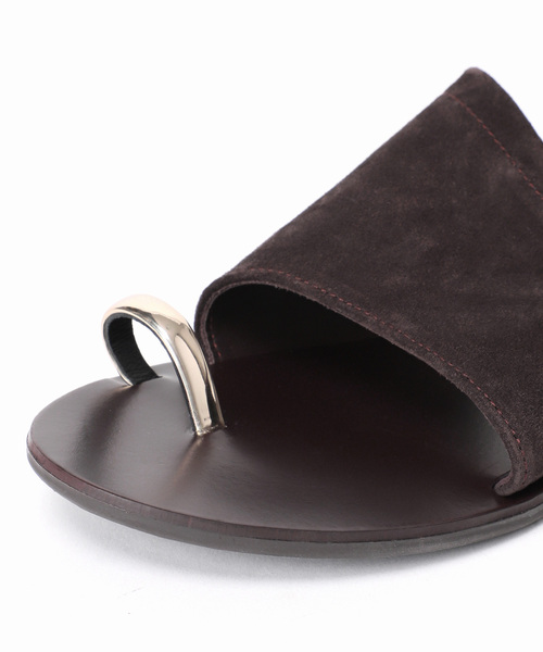 JOURNAL STANDARD relume(ジャーナルスタンダード レリューム)の「【NICOLAS LAINAS/ニコラスライナス】サムリングサンダル(サンダル・レディース・ブラウン/ブラック・38/37/36)」の14枚目の写真
