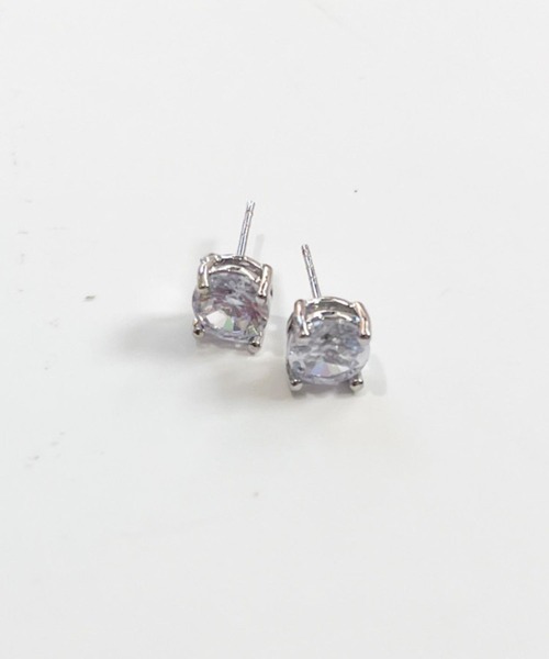 yu-ka(ユーカ)の「YU-KA:ビジュースタッドピアス Jewel stud earrings(ピアス(両耳用)・レディース・シルバー/ゴールド/ピンクゴールド・FREE)」の12枚目の写真