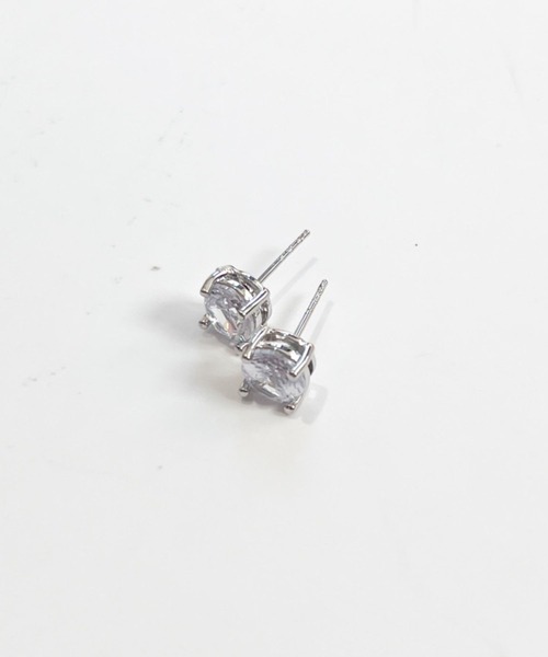 yu-ka(ユーカ)の「YU-KA:ビジュースタッドピアス Jewel stud earrings(ピアス(両耳用)・レディース・シルバー/ゴールド/ピンクゴールド・FREE)」の11枚目の写真