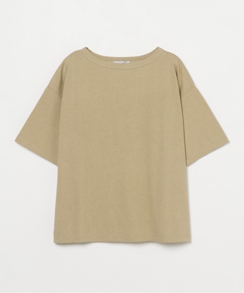 HELIOPOLE(エリオポール)の「FADE TEE(Tシャツ/カットソー・レディース・チャコールグレー/ベージュ/ワインレッド・38)」の2枚目の写真
