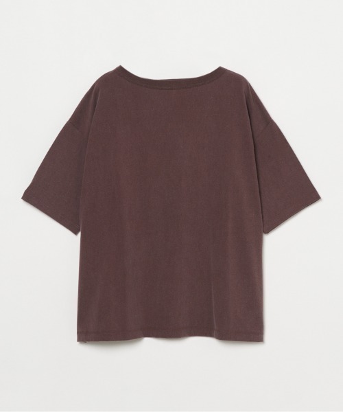 HELIOPOLE(エリオポール)の「FADE TEE(Tシャツ/カットソー・レディース・チャコールグレー/ベージュ/ワインレッド・38)」の3枚目の写真