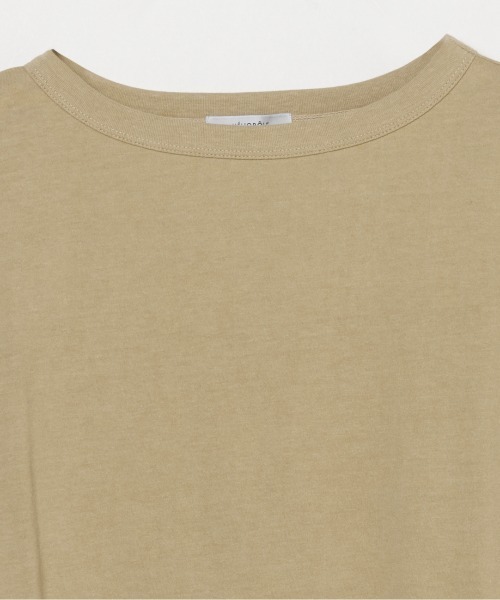 HELIOPOLE(エリオポール)の「FADE TEE(Tシャツ/カットソー・レディース・チャコールグレー/ベージュ/ワインレッド・38)」の6枚目の写真