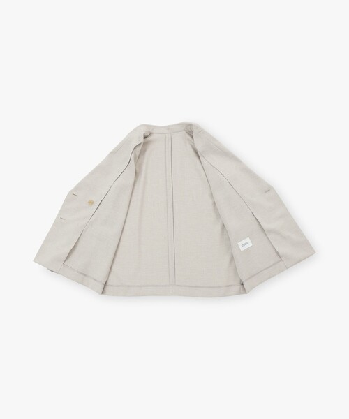 MACKINTOSH PHILOSOPHY(マッキントッシュ フィロソフィー)の「【WEB&一部店舗限定】ドライタッチオックスジャケット(テーラードジャケット・レディース・ダークネイビー/ベージュ・36/38)」の10枚目の写真