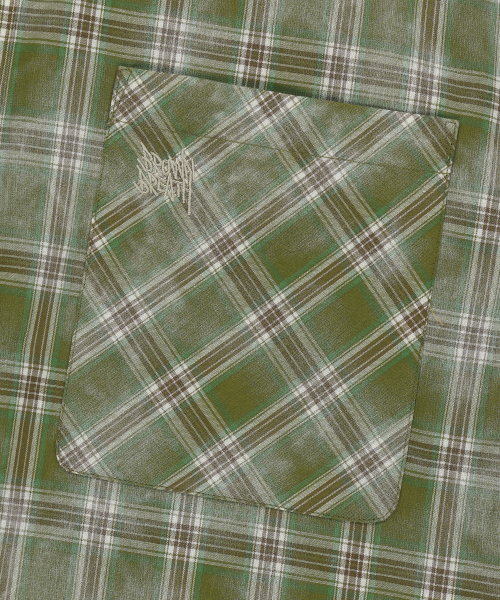 BROWNBREATH（ブラウンブレス）の「CHECK TAG SHIRTS - GREEN（シャツ/ブラウス・レディース・その他・SMALL/MEDIUM/LARGE/X-LARGE）」の5枚目の写真