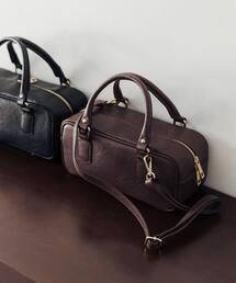 URBAN RESEARCH | レザースクエアボストンバッグ(ハンドバッグ)