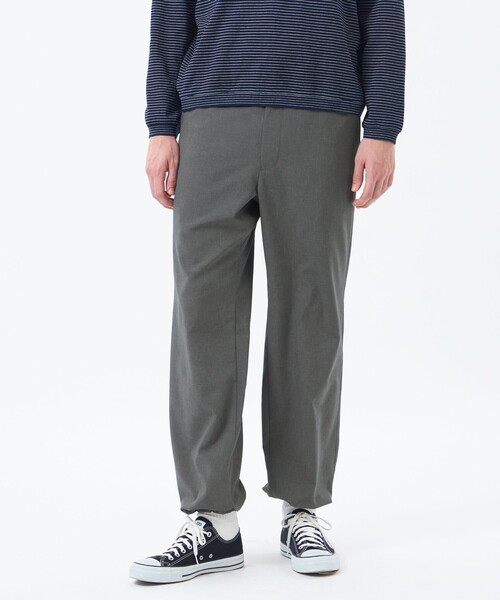 MACKINTOSH PHILOSOPHY（ﾏｯｷﾝﾄｯｼｭ ﾌｨﾛｿﾌｨｰ）の「WEEKENDER イージーパンツ ウール調ドットエア（その他パンツ・メンズ・チャコールグレー/ベージュ系その他・38/40）」の4枚目の写真