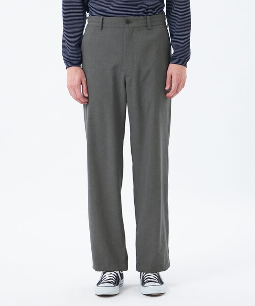 MACKINTOSH PHILOSOPHY（ﾏｯｷﾝﾄｯｼｭ ﾌｨﾛｿﾌｨｰ）の「WEEKENDER イージーパンツ ウール調ドットエア（その他パンツ・メンズ・チャコールグレー/ベージュ系その他・38/40）」の11枚目の写真
