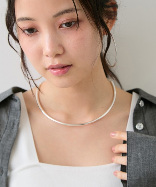 VIS（ビス）の「2WAYチョーカーネックレス（ネックレス・レディース・シルバー/ゴールド・FREE）」の9枚目の写真