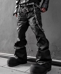 RICH（リッチ）の「【RICH】Machine-wax Flare Pant  / 【リッチ】ダブルウエストフレアデニムパンツ（デニムパンツ）」