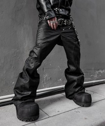 RICH（リッチ）の「【RICH】Machine-wax Flare Pant  / 【リッチ】ダブルウエストフレアデニムパンツ（デニムパンツ）」