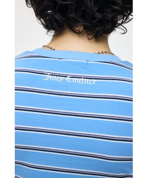 MOUSSY(マウジー)の「JC EMBLEM Tシャツ(Tシャツ/カットソー・レディース・ライトピンク/ブルー系その他/ネイビー・FREE)」の9枚目の写真