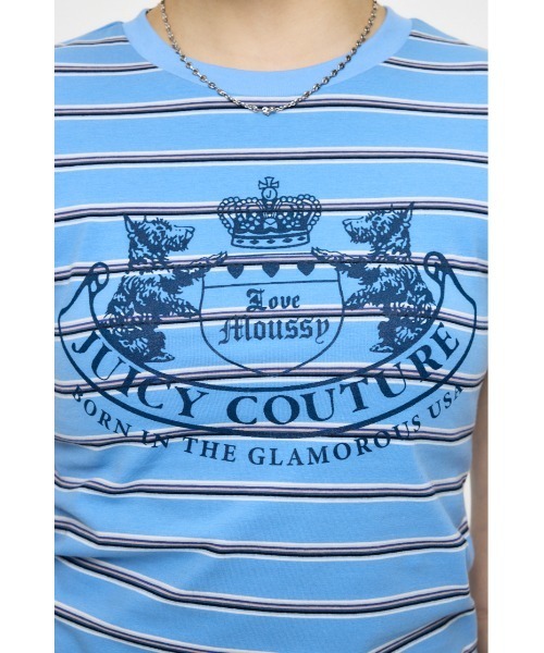 MOUSSY(マウジー)の「JC EMBLEM Tシャツ(Tシャツ/カットソー・レディース・ライトピンク/ブルー系その他/ネイビー・FREE)」の11枚目の写真