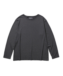 BALLUTE（バリュート）の「[バルート x キムスンファン]ボートネックロングスリーブ（ピンストライプブラック）（Tシャツ/カットソー）」