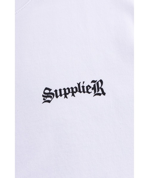 SUPPLIER(サプライヤー)の「Tシャツ|Cross Tee White & Black (Slim Silhouette)|SUPPLIER(Tシャツ/カットソー・メンズ・ホワイト・SMALL/MEDIUM/LARGE/X-LARGE/XX-LARGE)」の2枚目の写真