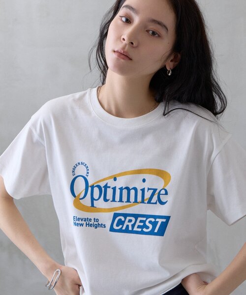 COLONY 2139(コロニートゥーワンスリーナイン)の「アソートロゴプリントTシャツ(Tシャツ/カットソー・レディース・ホワイト/ネイビー/グレー・FREE)」の7枚目の写真