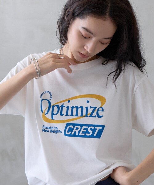 COLONY 2139(コロニートゥーワンスリーナイン)の「アソートロゴプリントTシャツ(Tシャツ/カットソー・レディース・ホワイト/ネイビー/グレー・FREE)」の12枚目の写真