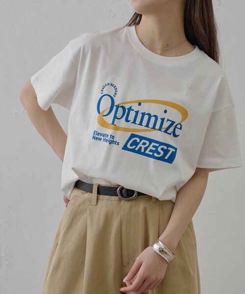 COLONY 2139(コロニートゥーワンスリーナイン)の「アソートロゴプリントTシャツ(Tシャツ/カットソー・レディース・ホワイト/ネイビー/グレー・FREE)」の13枚目の写真