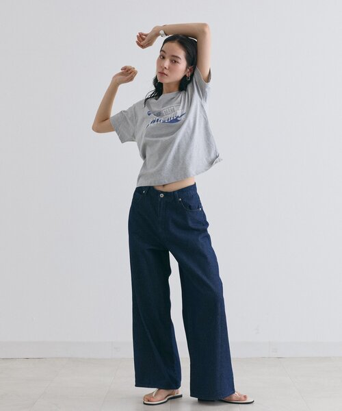 COLONY 2139(コロニートゥーワンスリーナイン)の「アソートロゴプリントTシャツ(Tシャツ/カットソー・レディース・ホワイト/ネイビー/グレー・FREE)」の21枚目の写真