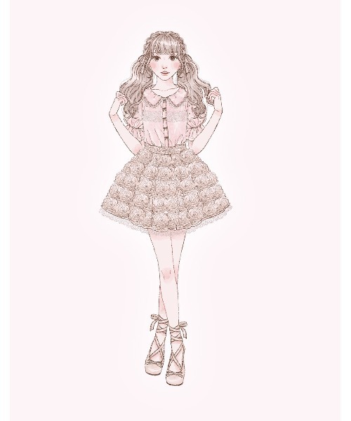 mellfy memory（メルフィーメモリー）の「Sweet whipped ribbon blouse（シャツ/ブラウス・レディース・ピンク/ホワイト・FREE）」の18枚目の写真