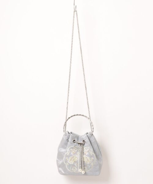 IMARI(イマリ)の「【 IMARI / イマリ 】 チャイナ モチーフ チェーン ショルダーバッグ(ショルダーバッグ・レディース・グレー/ブラック/ホワイト・FREE)」の13枚目の写真