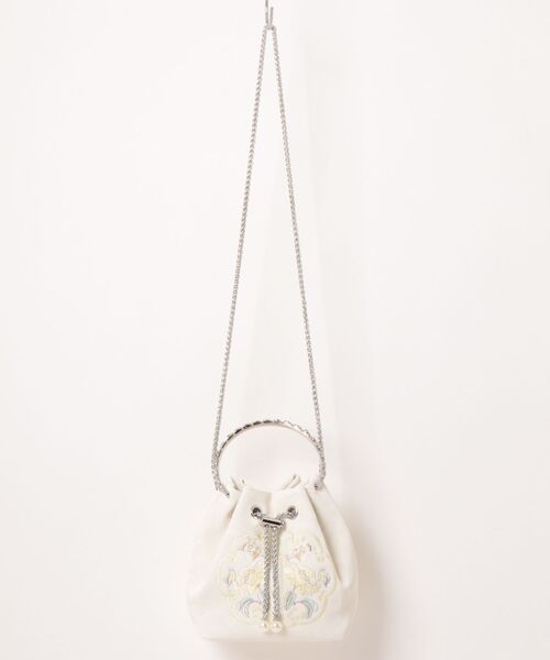 IMARI(イマリ)の「【 IMARI / イマリ 】 チャイナ モチーフ チェーン ショルダーバッグ(ショルダーバッグ・レディース・グレー/ブラック/ホワイト・FREE)」の14枚目の写真