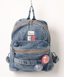SNOOPY×OLD BETTY'S（スヌーピーカケルオールドベティーズ）の「スヌーピー【SNOOPY】Dumin Backpack (缶バッチ付き)（バックパック/リュック）」
