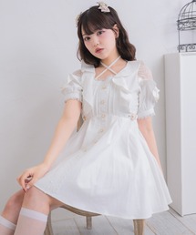 再販決定/Mサイズ追加】花柄半袖ミニワンピース（ワンピース）｜ROJITA