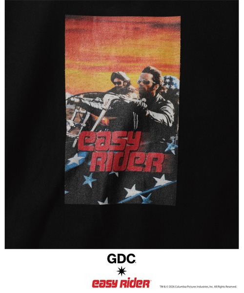 GDC（ジーディーシー）の「【Easy Rider×GDC】Icon Crew Sweat（スウェット・メンズ・ホワイト/ブラック・SMALL/MEDIUM/LARGE/X-LARGE）」の7枚目の写真