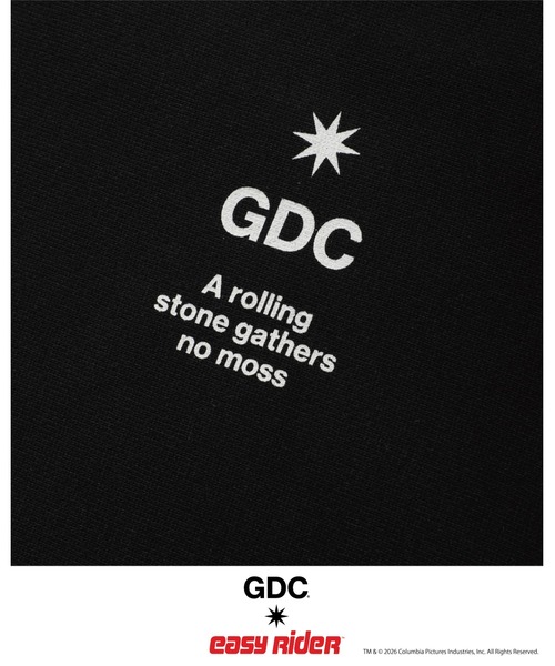 GDC（ジーディーシー）の「【Easy Rider×GDC】Icon Crew Sweat（スウェット・メンズ・ホワイト/ブラック・SMALL/MEDIUM/LARGE/X-LARGE）」の4枚目の写真