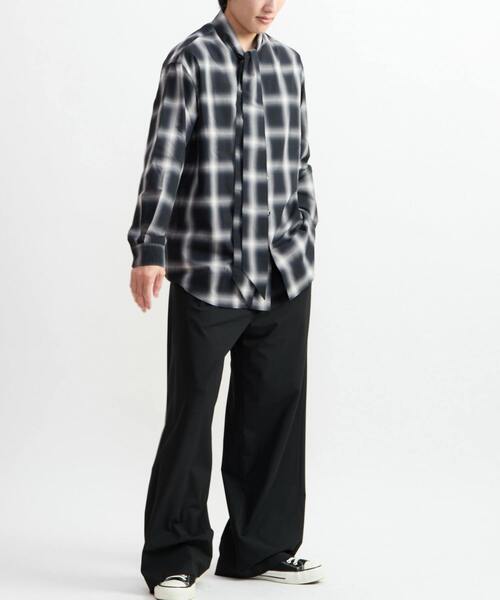 CONVERSE TOKYO(コンバーストウキョウ)の「BOWTIE RELAX SHIRT(シャツ/ブラウス・レディース・その他1/その他2/ブラック/ブルー・MEDIUM/SMALL)」の15枚目の写真