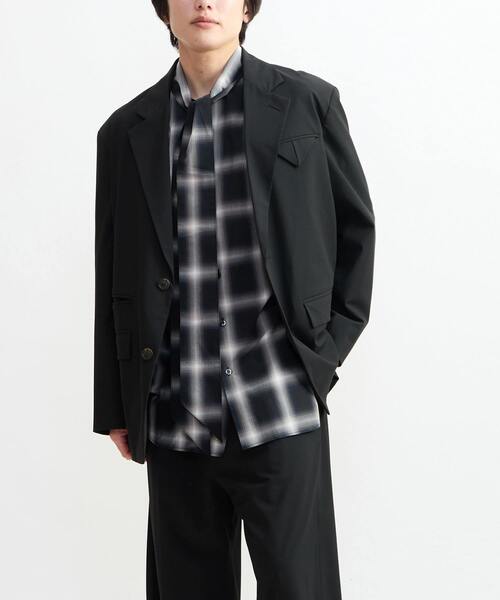 CONVERSE TOKYO(コンバーストウキョウ)の「BOWTIE RELAX SHIRT(シャツ/ブラウス・レディース・その他1/その他2/ブラック/ブルー・MEDIUM/SMALL)」の17枚目の写真