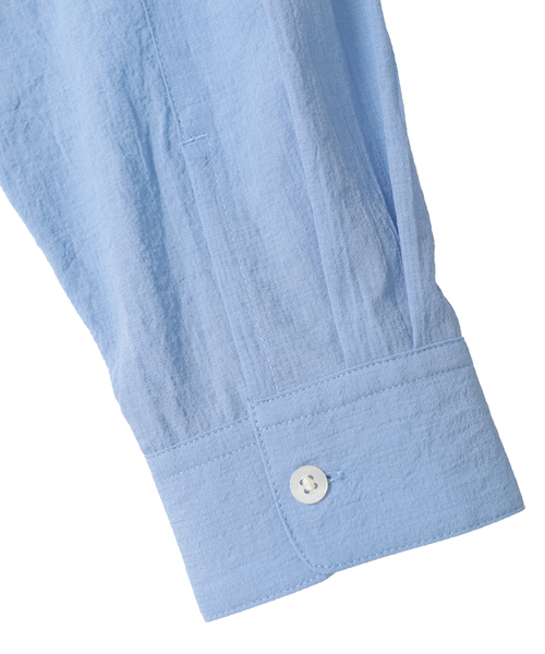 CONVERSE TOKYO(コンバーストウキョウ)の「BOWTIE RELAX SHIRT(シャツ/ブラウス・レディース・その他1/その他2/ブラック/ブルー・MEDIUM/SMALL)」の6枚目の写真