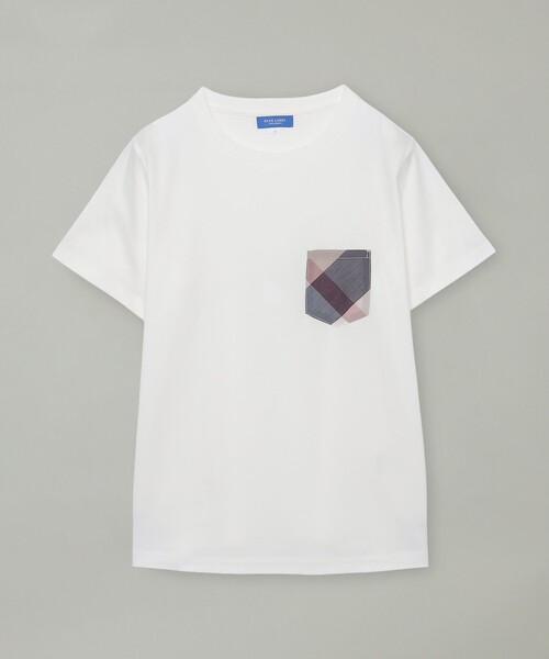BLUE LABEL CRESTBRIDGE(ブルーレーベルクレストブリッジ)の「【一部店舗限定】コンパクトスムースポケットTシャツ(Tシャツ/カットソー・レディース・オフホワイト・38/40)」の6枚目の写真
