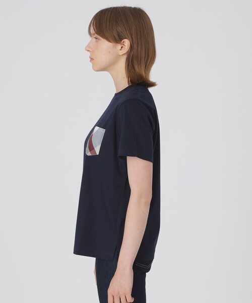 BLUE LABEL CRESTBRIDGE(ブルーレーベルクレストブリッジ)の「【一部店舗限定】コンパクトスムースポケットTシャツ(Tシャツ/カットソー・レディース・オフホワイト・38/40)」の13枚目の写真