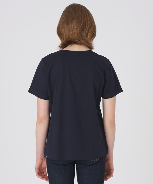 BLUE LABEL CRESTBRIDGE(ブルーレーベルクレストブリッジ)の「【一部店舗限定】コンパクトスムースポケットTシャツ(Tシャツ/カットソー・レディース・オフホワイト・38/40)」の15枚目の写真