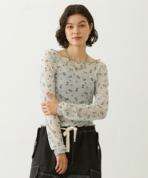MILKFED. | CHERRY MESH TOP(Tシャツ/カットソー)