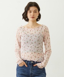 CHERRY MESH TOP