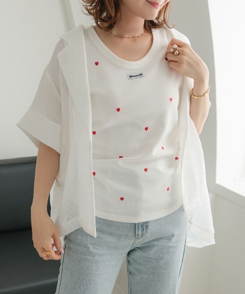 DONOBAN(ドノバン)の「ミニハートタンクトップ(タンクトップ・レディース・ホワイト/ブラック・ONE SIZE)」の19枚目の写真