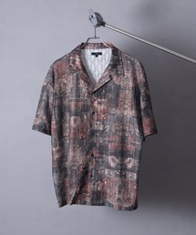 Art re A select（アトリエセレクト）の「総柄半袖レースシャツ（シャツ/ブラウス）」