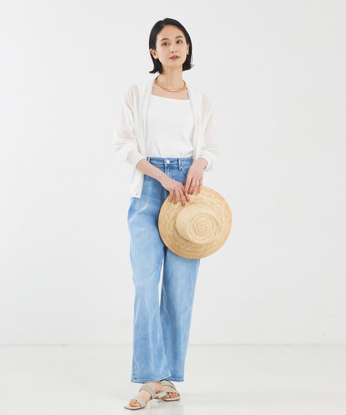 YANUK（ヤヌーク）の「【YANUK】Joanストレートデニムパンツ（デニムパンツ・レディース・ライトブルー/グレー・34/36/38）」の16枚目の写真