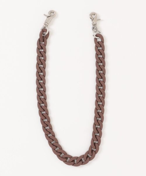 an meets zakka(アンミツザッカ)の「an meets zakka 【COMONONOSA(コモノノサ) 】OMOCHA CHAIN(オモチャチェーン) ウォレットチェーン -喜平-(ウォレットチェーン・レディース・ブルー/ターコイズブルー/シルバー/ガンメタ/ブラック/パープル/イエロー/ホワイト/グリーン/ピンク/レッド/オレンジ/ダークブラウン・ONESIZE)」の3枚目の写真