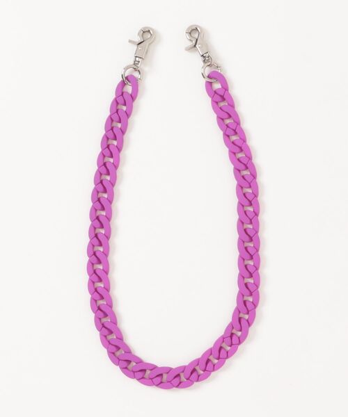 an meets zakka(アンミツザッカ)の「an meets zakka 【COMONONOSA(コモノノサ) 】OMOCHA CHAIN(オモチャチェーン) ウォレットチェーン -喜平-(ウォレットチェーン・レディース・ブルー/ターコイズブルー/シルバー/ガンメタ/ブラック/パープル/イエロー/ホワイト/グリーン/ピンク/レッド/オレンジ/ダークブラウン・ONESIZE)」の7枚目の写真
