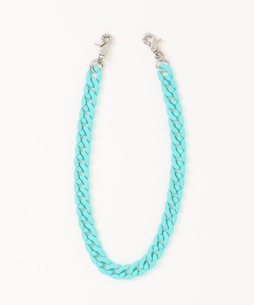 an meets zakka(アンミツザッカ)の「an meets zakka 【COMONONOSA(コモノノサ) 】OMOCHA CHAIN(オモチャチェーン) ウォレットチェーン -喜平-(ウォレットチェーン・レディース・ブルー/ターコイズブルー/シルバー/ガンメタ/ブラック/パープル/イエロー/ホワイト/グリーン/ピンク/レッド/オレンジ/ダークブラウン・ONESIZE)」の5枚目の写真