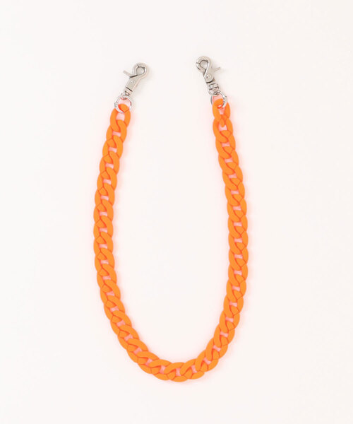 an meets zakka(アンミツザッカ)の「an meets zakka 【COMONONOSA(コモノノサ) 】OMOCHA CHAIN(オモチャチェーン) ウォレットチェーン -喜平-(ウォレットチェーン・レディース・ブルー/ターコイズブルー/シルバー/ガンメタ/ブラック/パープル/イエロー/ホワイト/グリーン/ピンク/レッド/オレンジ/ダークブラウン・ONESIZE)」の11枚目の写真