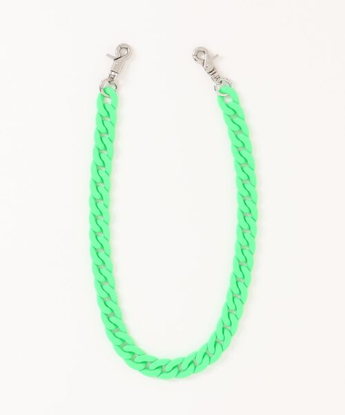 an meets zakka(アンミツザッカ)の「an meets zakka 【COMONONOSA(コモノノサ) 】OMOCHA CHAIN(オモチャチェーン) ウォレットチェーン -喜平-(ウォレットチェーン・レディース・ブルー/ターコイズブルー/シルバー/ガンメタ/ブラック/パープル/イエロー/ホワイト/グリーン/ピンク/レッド/オレンジ/ダークブラウン・ONESIZE)」の4枚目の写真