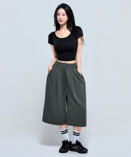 PHYSICAL GARMENTS（フィジカルガーメンツ）の「P2628 ガンヨンテンションピンタックバミューダパンツ [4COLOR]（その他パンツ・メンズ・チャコール/ブラック/グレー・LARGE/SMALL/XX-LARGE）」の13枚目の写真