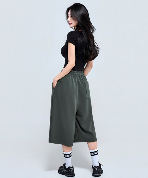 PHYSICAL GARMENTS（フィジカルガーメンツ）の「P2628 ガンヨンテンションピンタックバミューダパンツ [4COLOR]（その他パンツ・メンズ・チャコール/ブラック/グレー・LARGE/SMALL/XX-LARGE）」の14枚目の写真