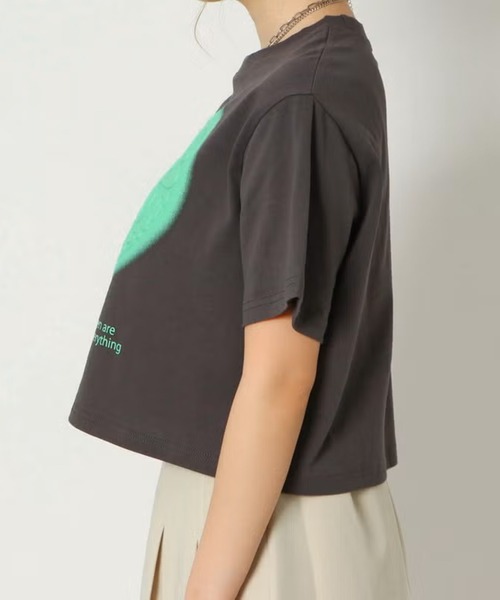 GORGE(ゴージ)の「DAYSハートエンジェルTシャツ(Tシャツ/カットソー・レディース・オフホワイト/スミクロ・F)」の9枚目の写真